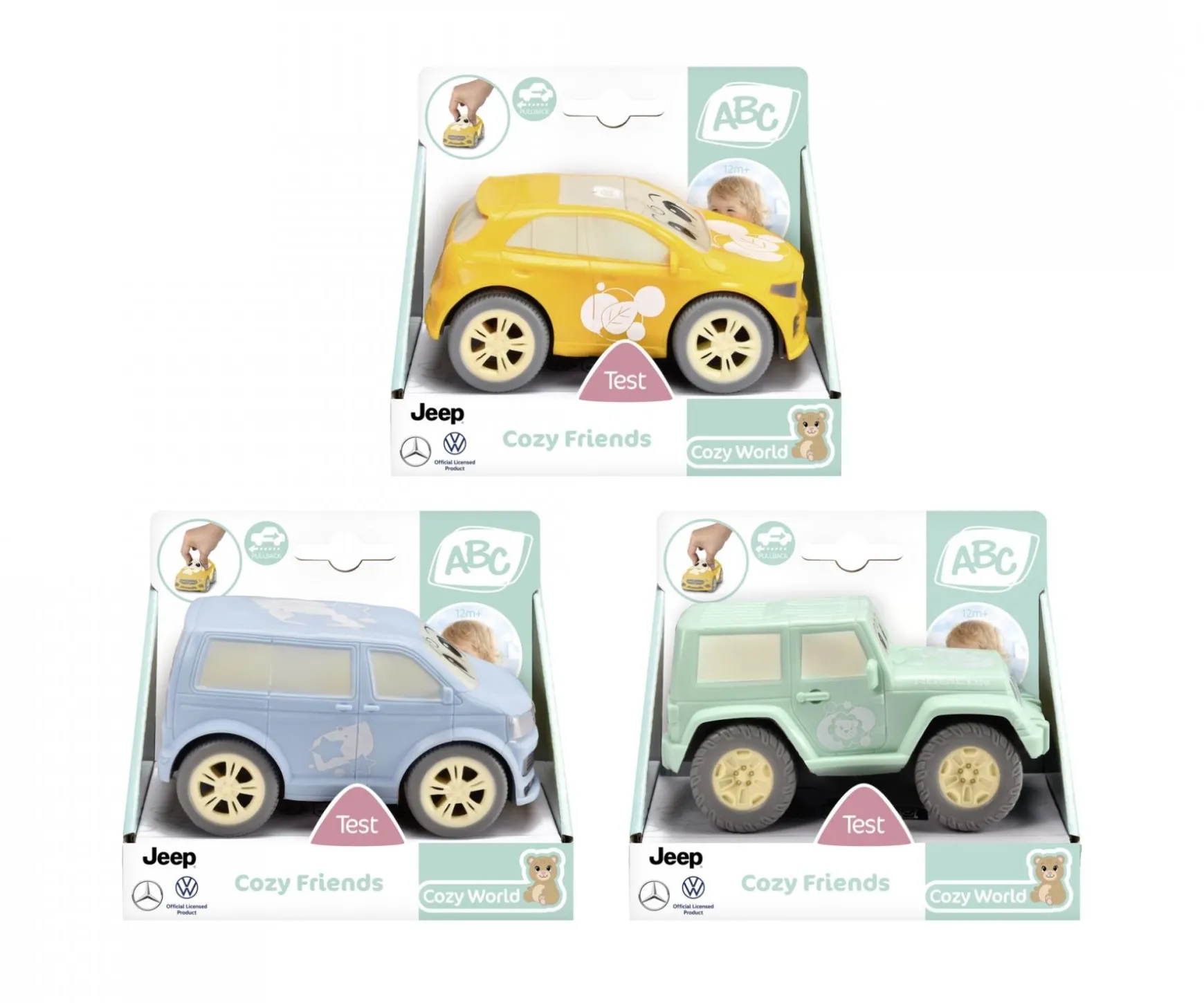 ABC Cozy Friends, 3-sort.