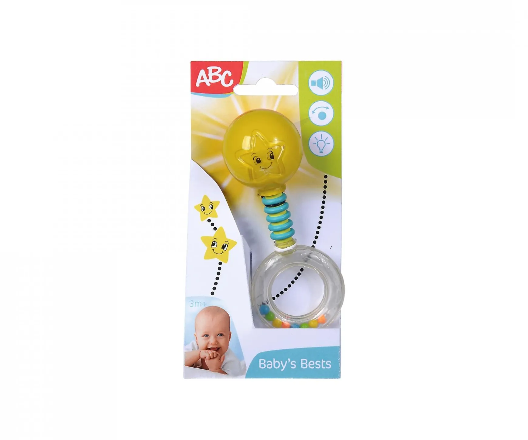 ABC Strahlende Light-up Rassel