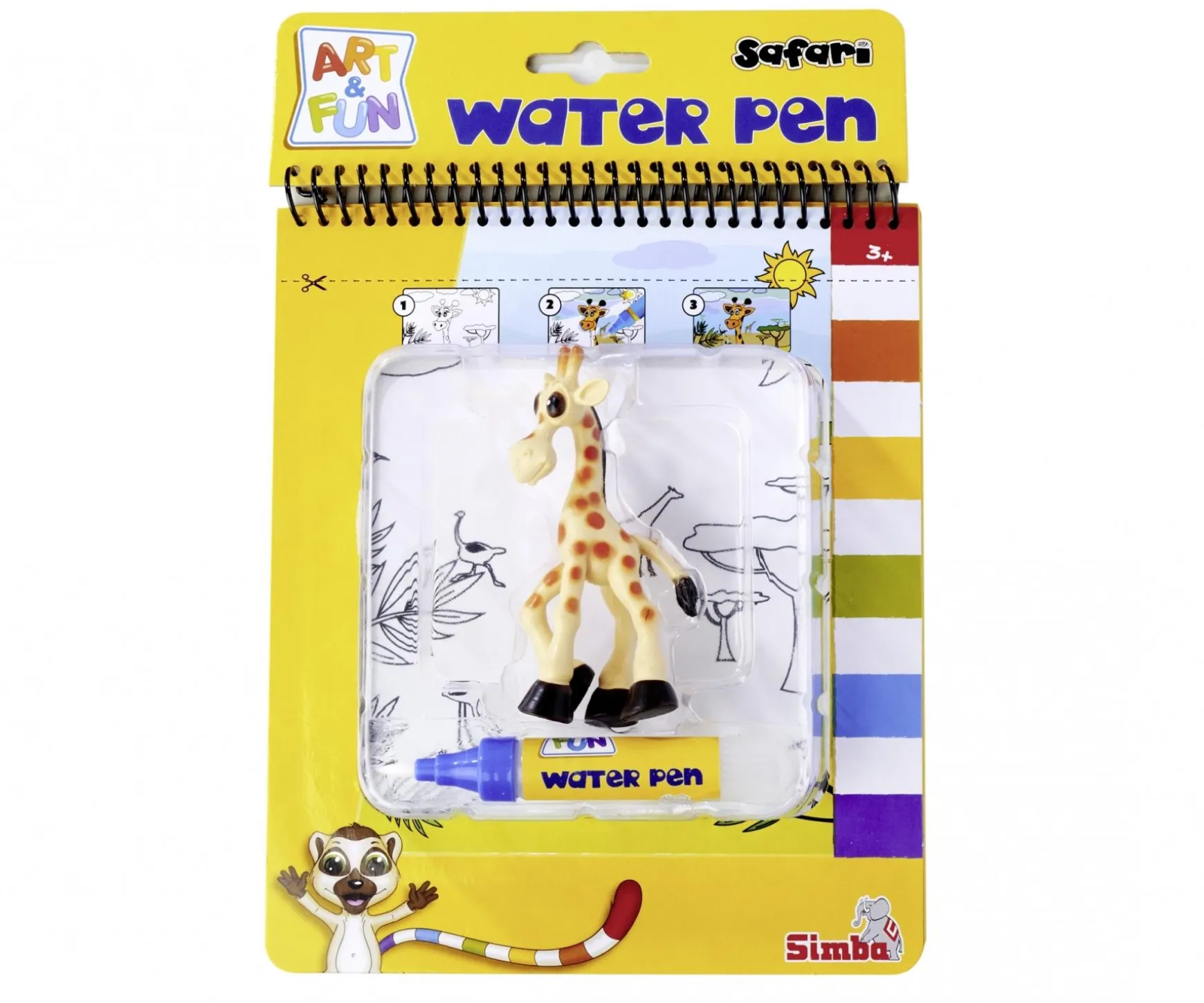 A&F Water Pen Safari Malbuch