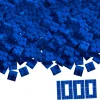 Blox - 1000 4er Bausteine blau - kompatibel mit bekannten Spielsteinen