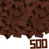 Blox - 500 8er Bausteine braun  - kompatibel mit bekannten Spielsteinen