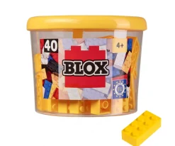 Blox - 40 8er Bausteine gelb - kompatibel mit bekannten Spielsteinen