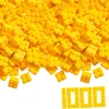 Blox - 1000 4er Bausteine gelb - kompatibel mit bekannten Spielsteinen