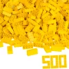 Blox - 500 8er Bausteine gelb - kompatibel mit bekannten Spielsteinen