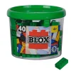 Blox - 40 8er Bausteine grün - kompatibel mit bekannten Spielsteinen