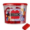 Blox - 40 8er Bausteine rot - kompatibel mit bekannten Spielsteinen