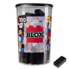 Blox - 100 8er Bausteine schwarz - kompatibel mit bekannten Spielsteinen