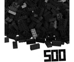 Blox - 500 8er Bausteine schwarz - kompatibel mit bekannten Spielsteinen
