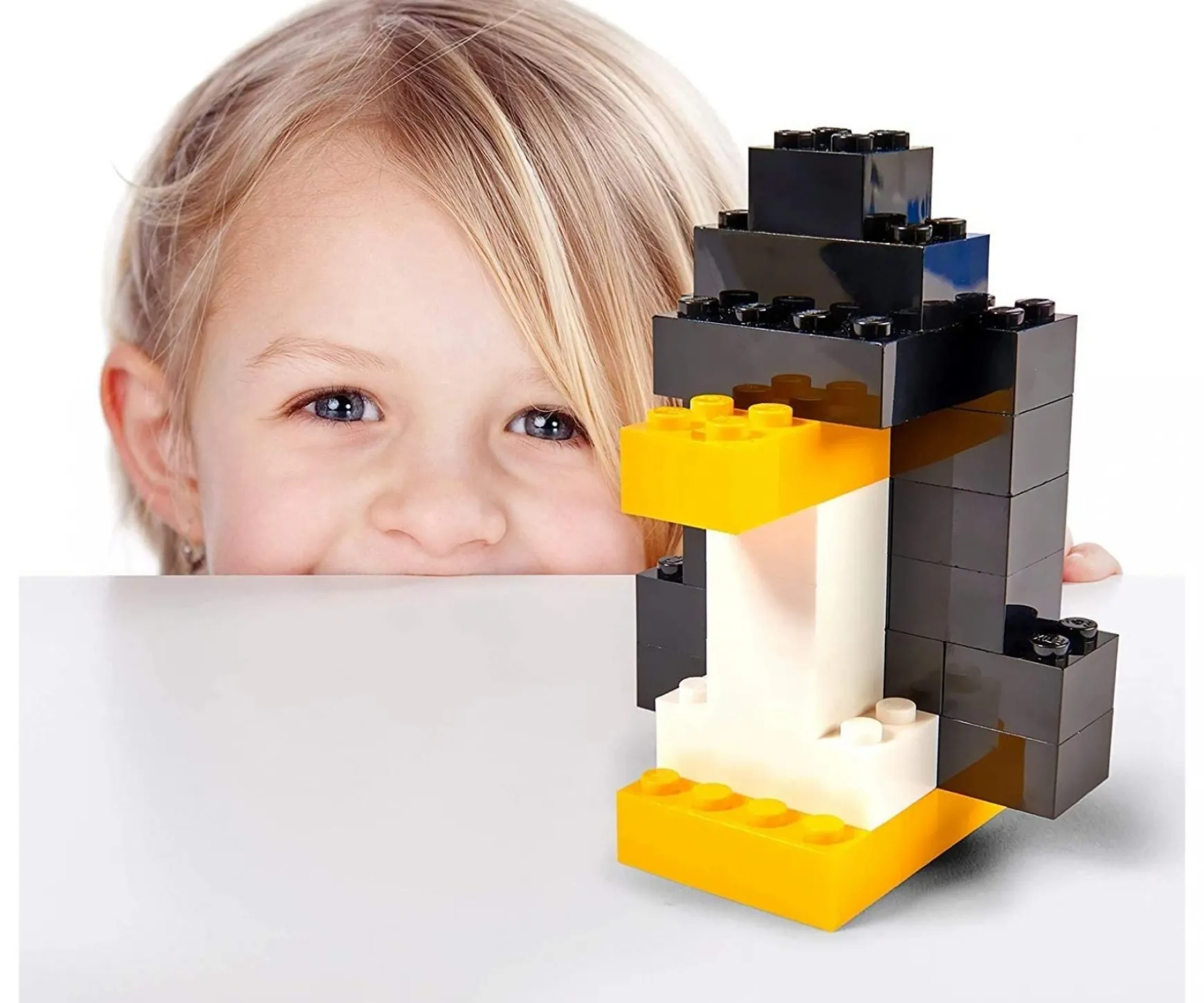 Blox - 500 8er Bausteine schwarz - kompatibel mit bekannten Spielsteinen