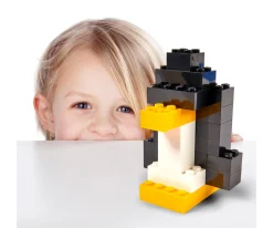 Blox - 40 8er Bausteine schwarz - kompatibel mit bekannten Spielsteinen
