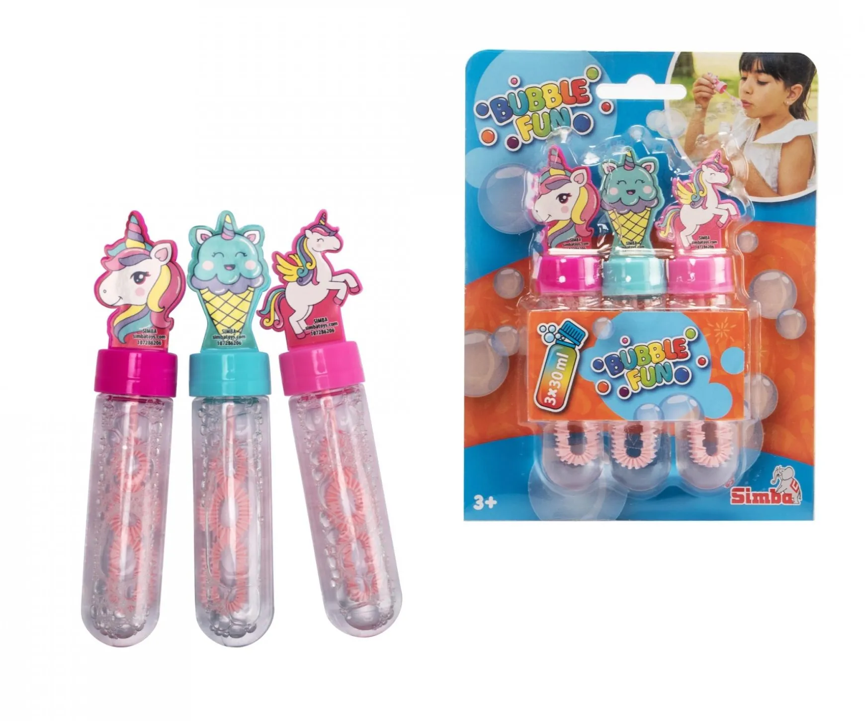 Bubble Fun Mini-Seifenblasenstab Einhorn