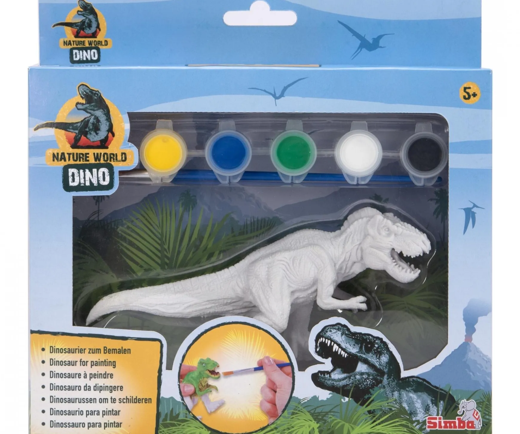 Dinosaurier zum Bemalen, 2-sort.