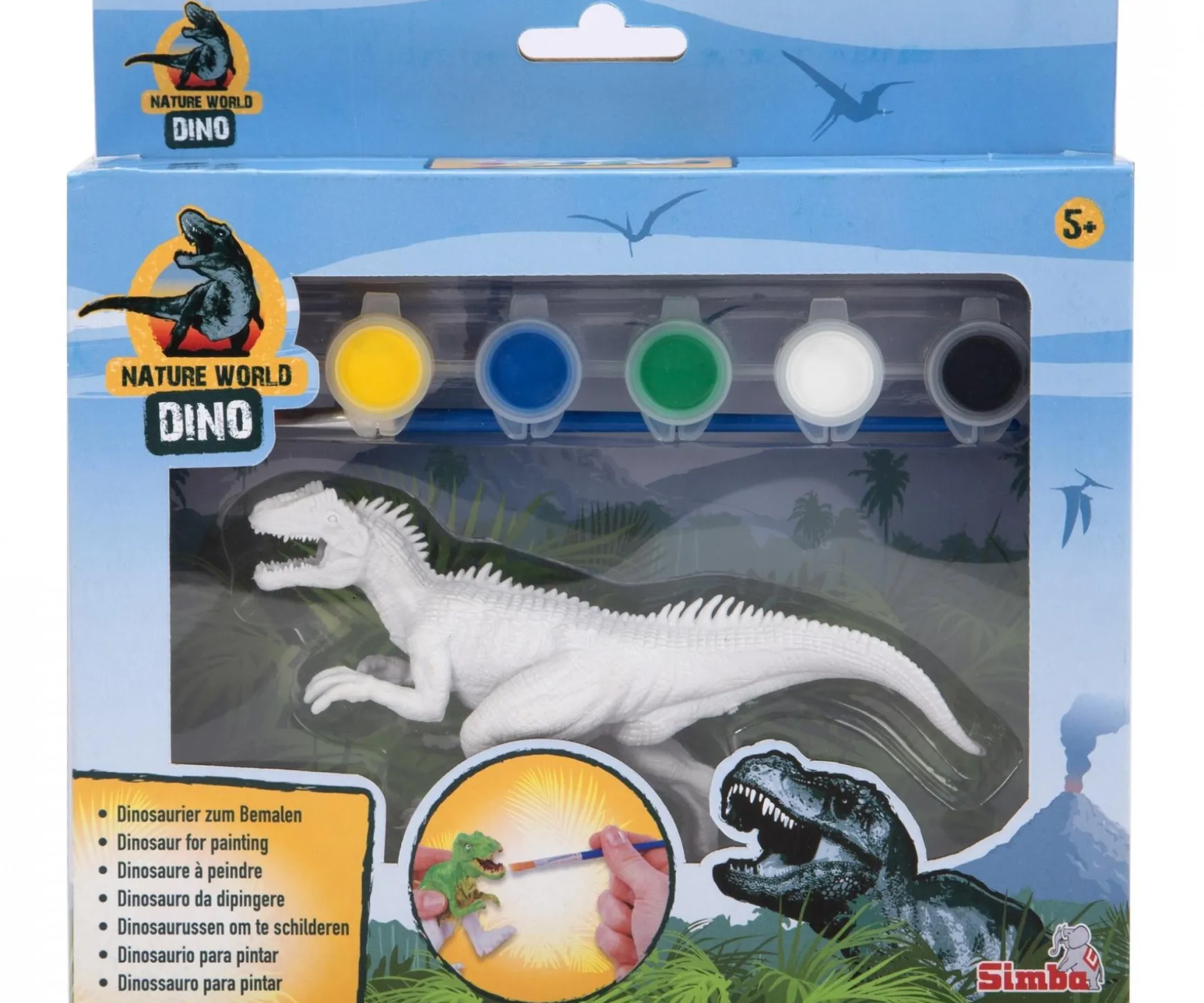 Dinosaurier zum Bemalen, 2-sort.
