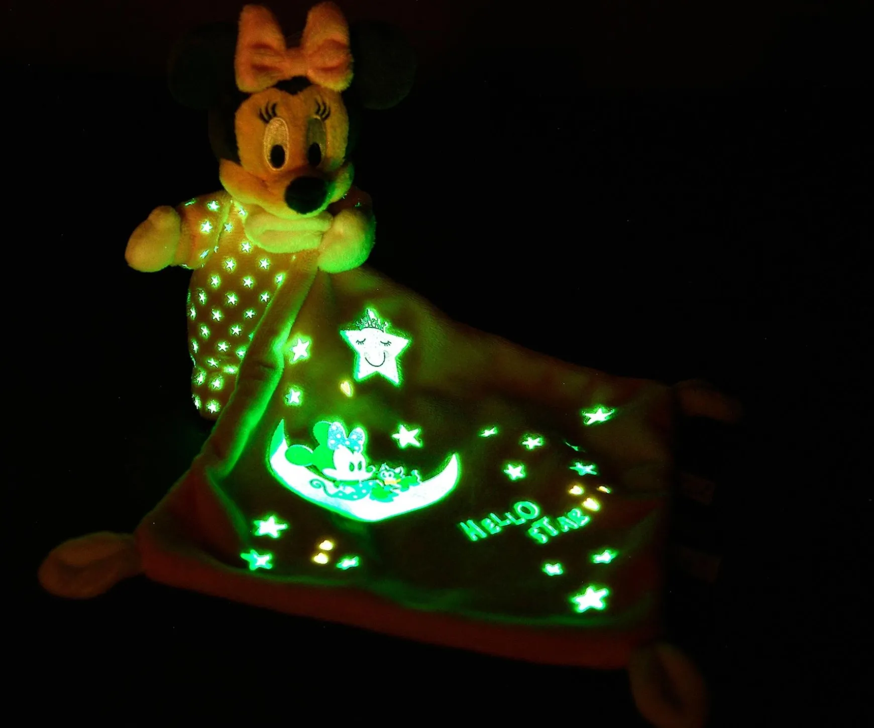 Disney Minnie GID Schmusetuch, Starry Night