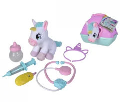 Doktorkoffer mit Plüsch Einhorn