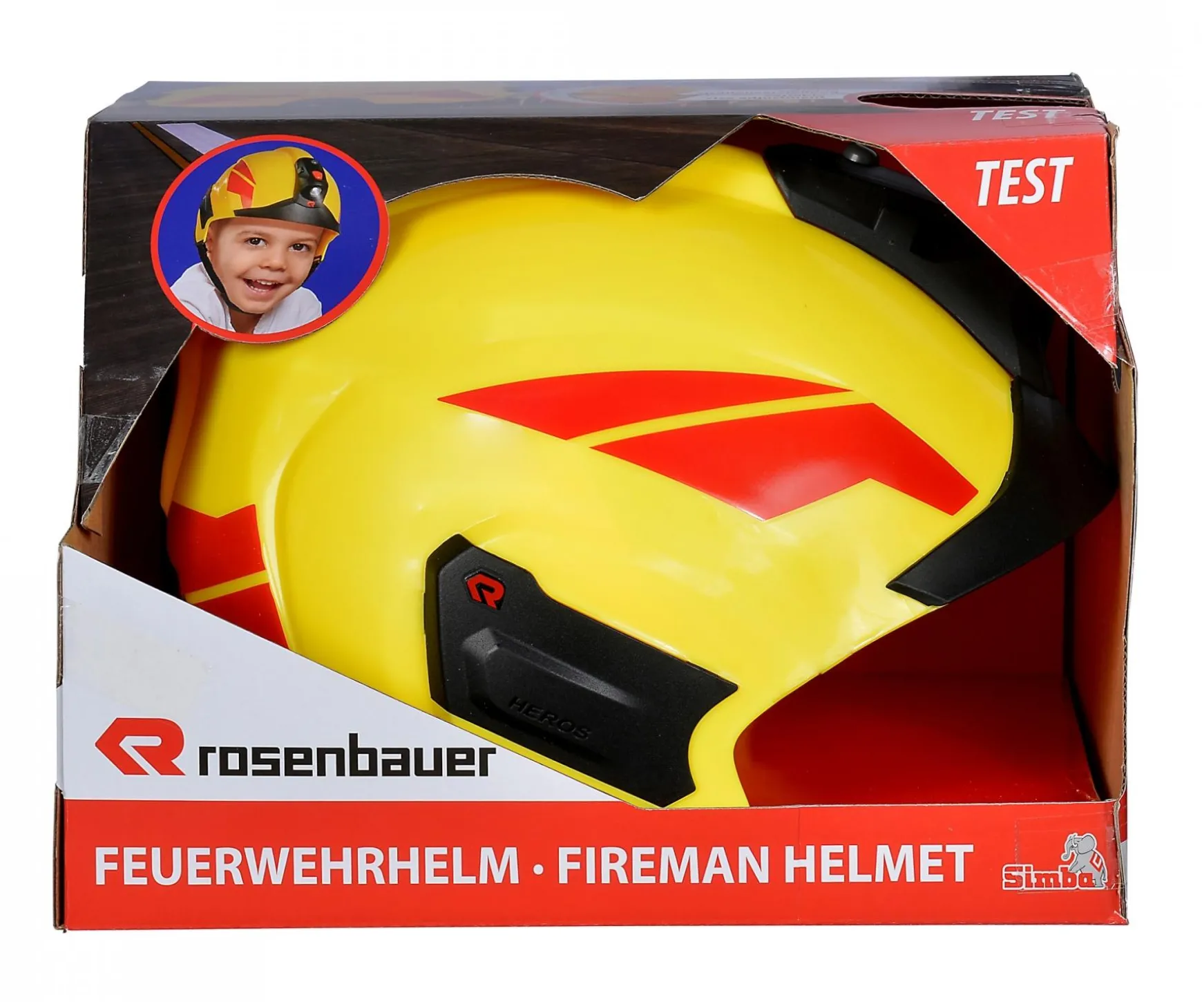 Feuerwehr Helm Rosenbauer mit Licht