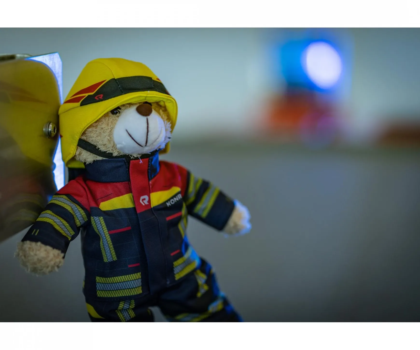 Feuerwehr Plüschbär Rosenbauer, 30cm