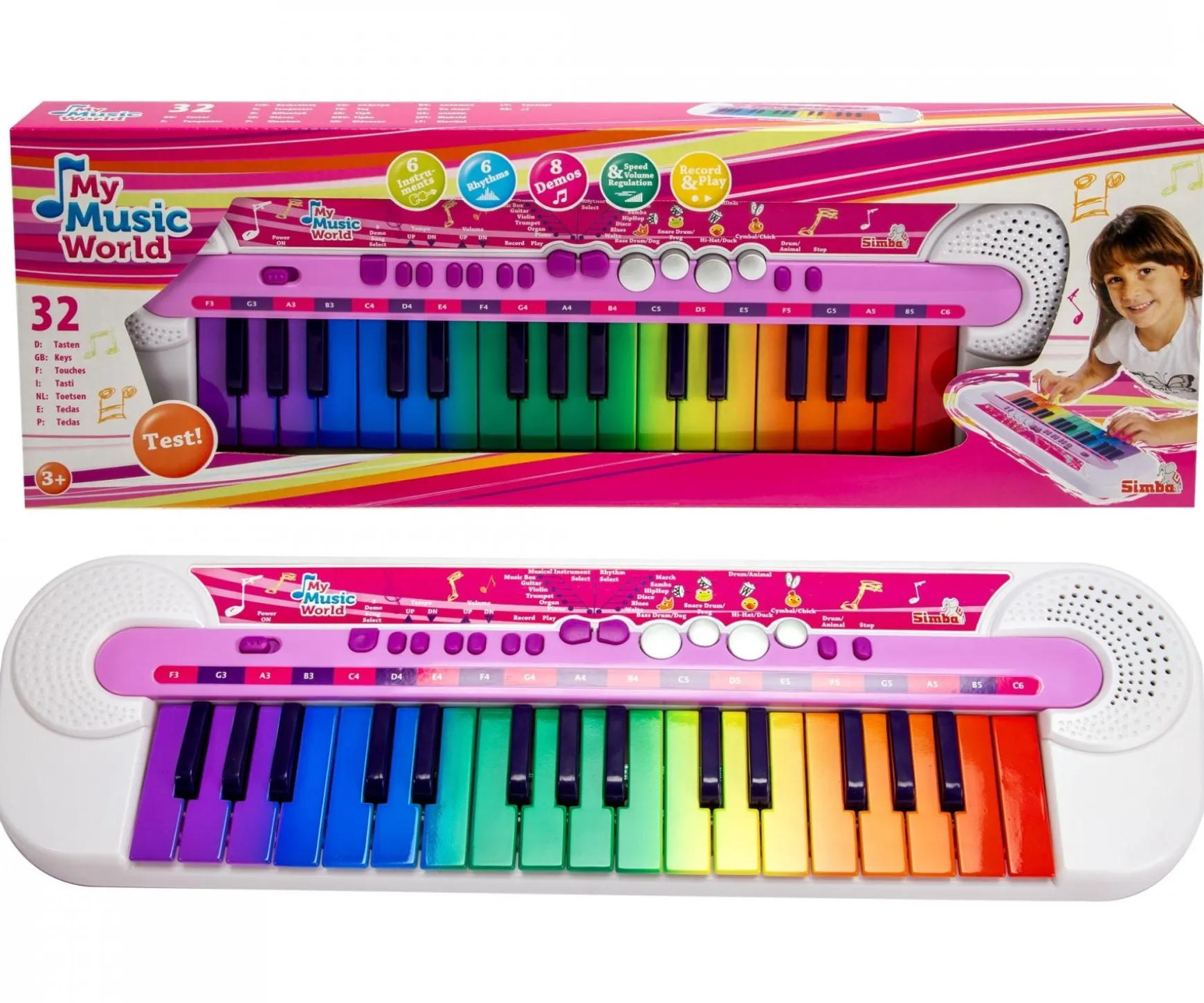 My Music World Girls Keyboard
