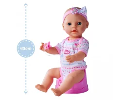 NBB Babypuppe, rosa Zubehör