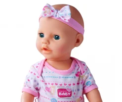 NBB Babypuppe, rosa Zubehör