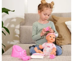 NBB Babypuppe, rosa Zubehör