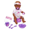 New Born Baby Babypuppe, Violettes Zubehör