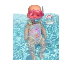 New Born Baby Badepuppe
