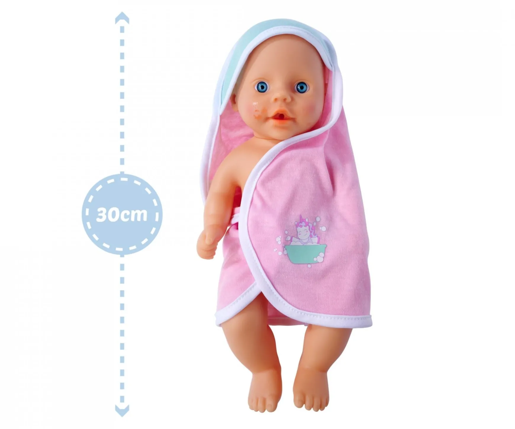 New Born Baby Dreckspatz Badepuppe