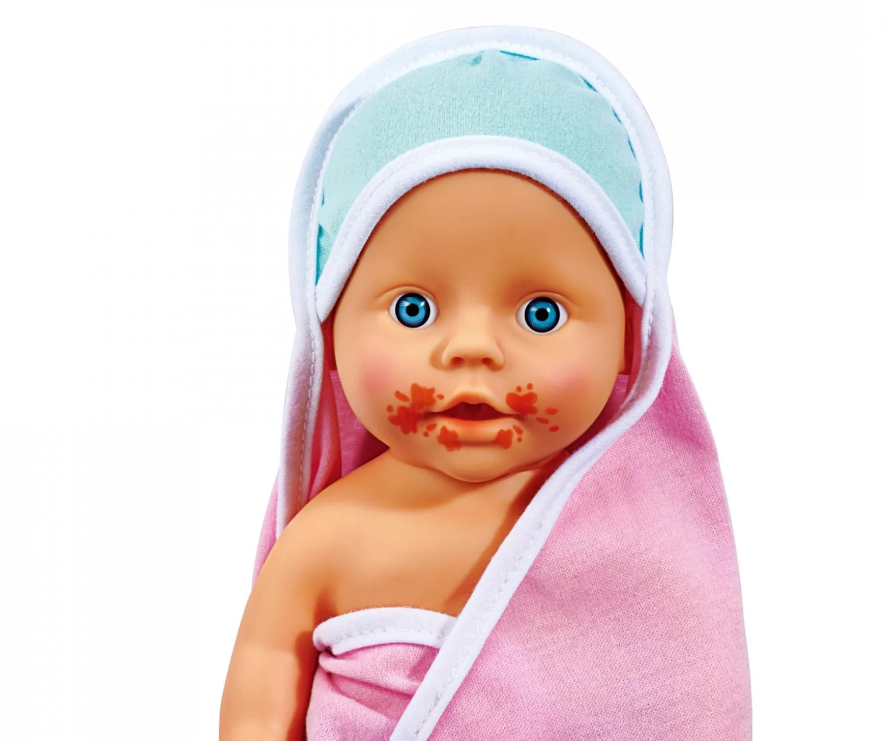 New Born Baby Dreckspatz Badepuppe