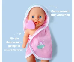 New Born Baby Dreckspatz Badepuppe