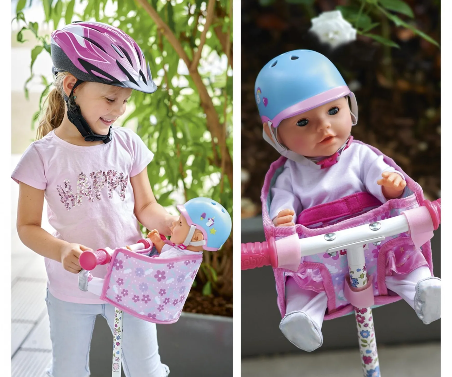 New Born Baby Fahrradsitz mit Gurt