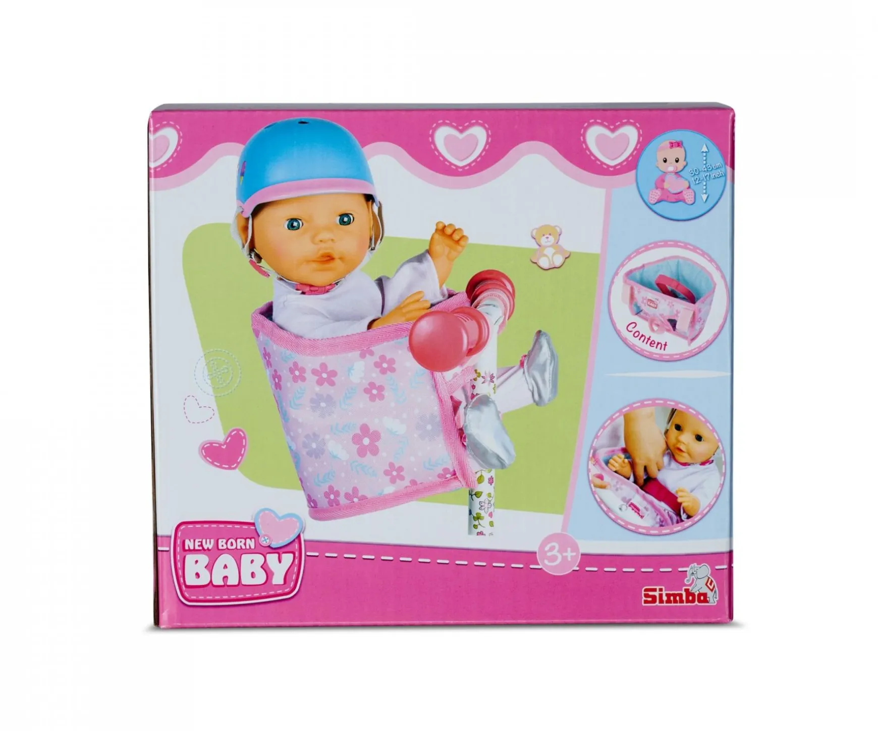 New Born Baby Fahrradsitz mit Gurt
