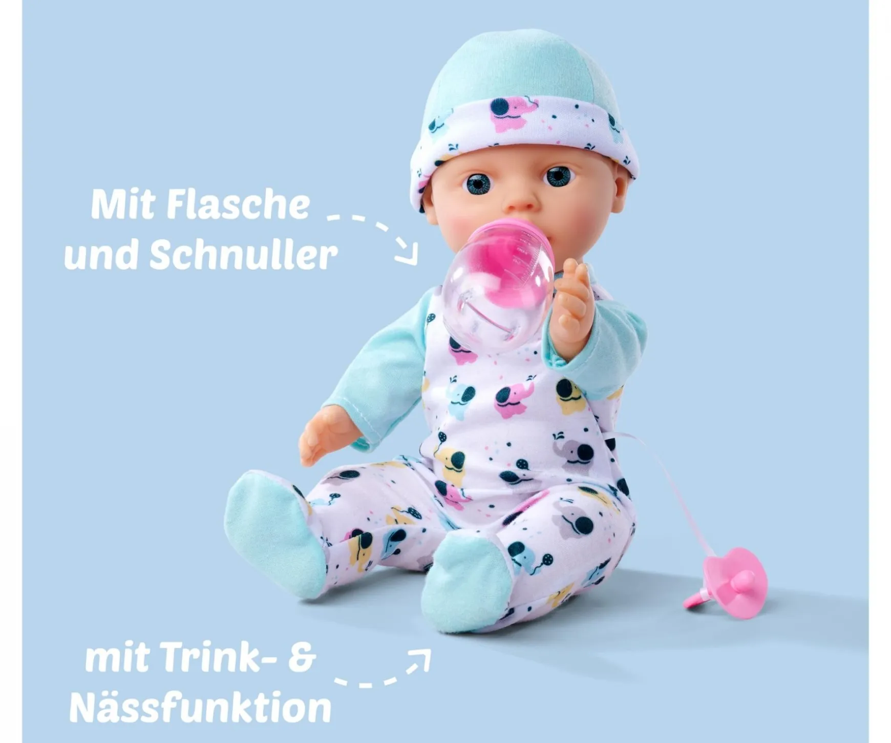 New Born Baby kleiner Elefant