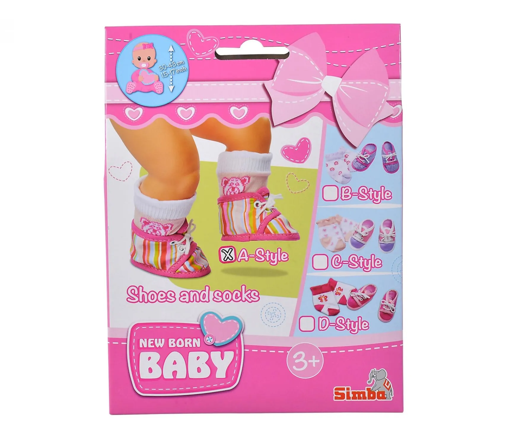 New Born Baby Schuhe und Socken, 4-sort.