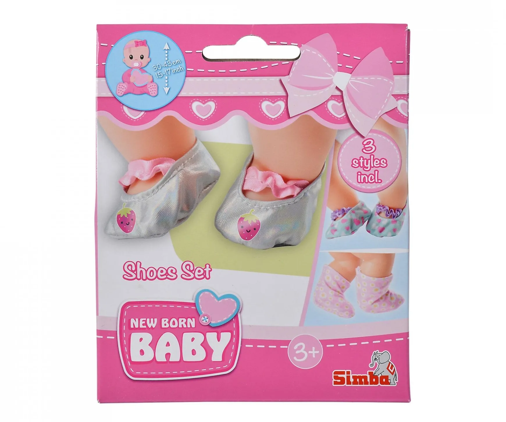 New Born Baby Schuhset (3 Paar)