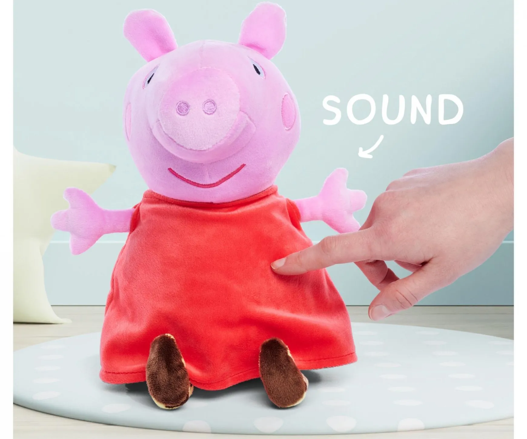 Peppa Pig Plüsch Peppa mit Sound, 25cm