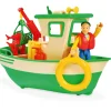 Sam Charlies Fischerboot mit Figur