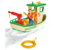 Sam Charlies Fischerboot mit Figur
