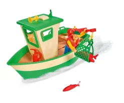 Sam Charlies Fischerboot mit Figur