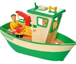 Sam Charlies Fischerboot mit Figur