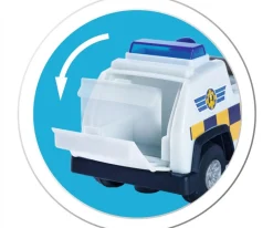 Sam Junior Polizei 4x4 mit Rose Figur