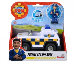 Sam Junior Polizei 4x4 mit Rose Figur