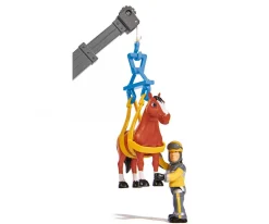 Sam Phoenix mit Figur und Pferd