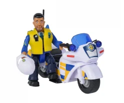 Sam Polizei Motorrad mit Figur