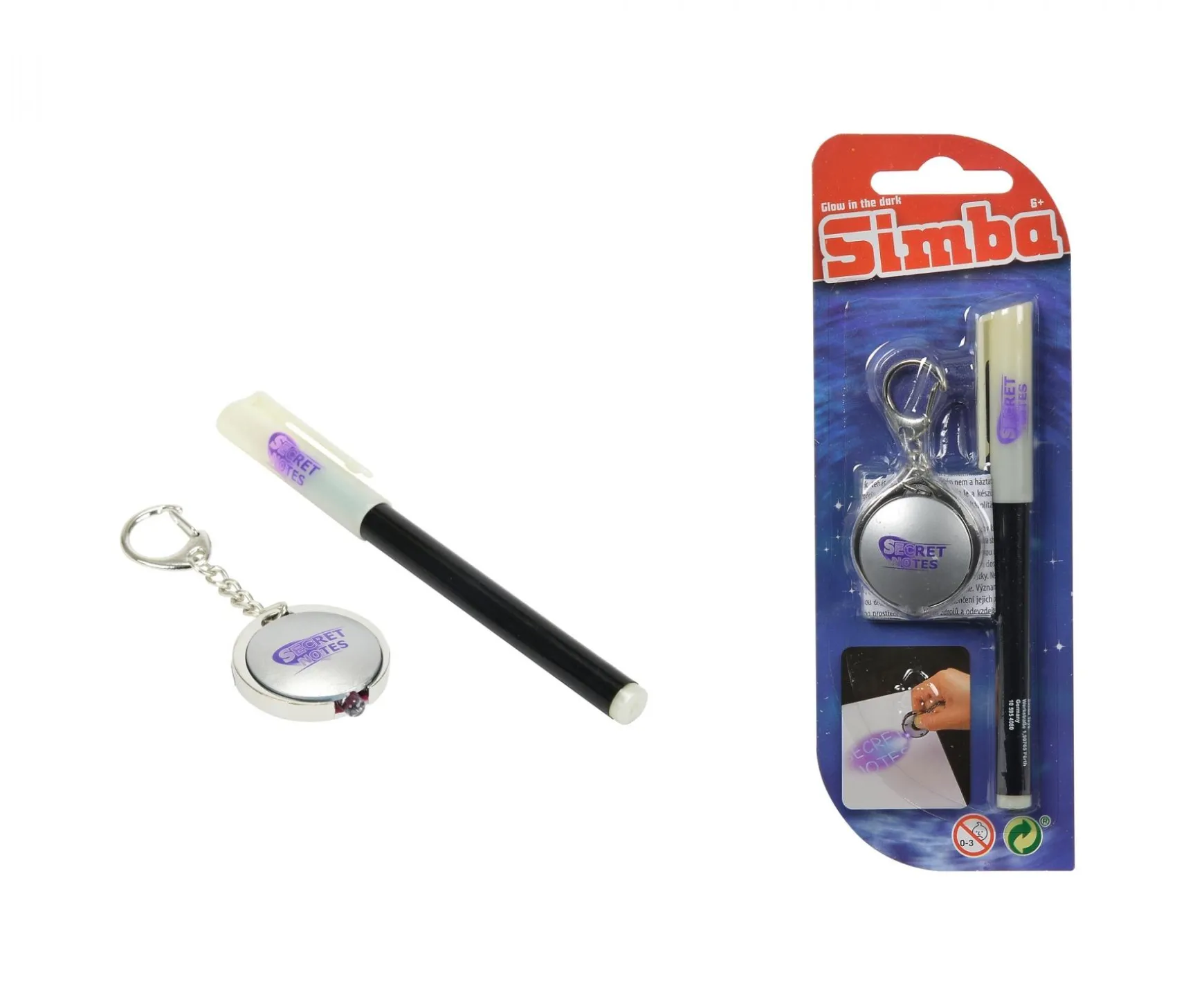Secret Notes Stift + UV-Leuchte