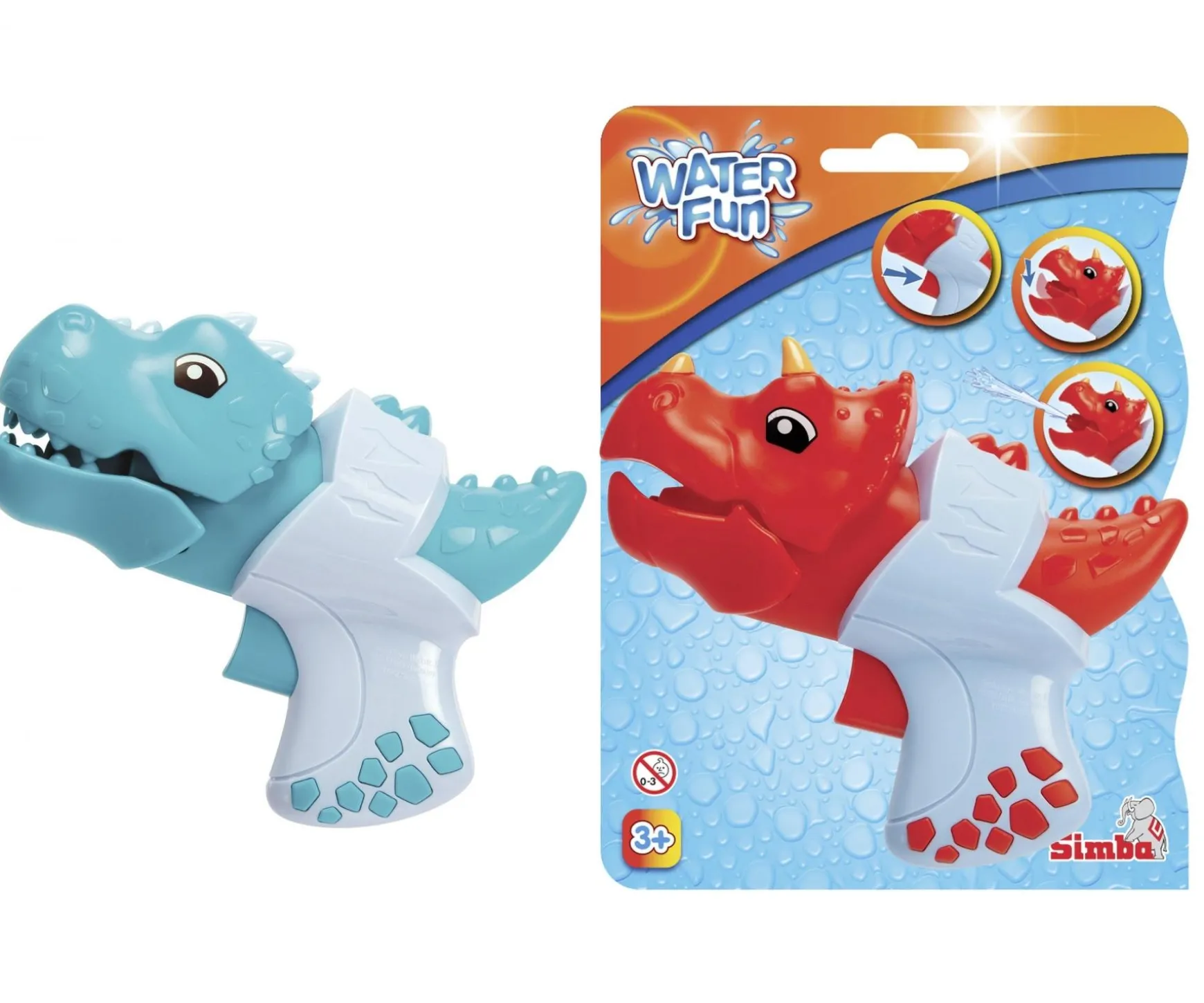 Wasserpistole Dino, 2-sort